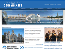 Tablet Screenshot of fundacionconexus.es